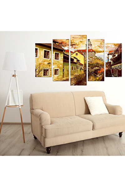 Generic Wall panel - Old City Citadel - 714 - divided into five graduated pieces - 1
