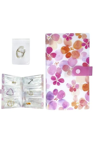 Generic Brand Jewelry Storage Book, PVC Transparent Card Holder Rings Necklac...