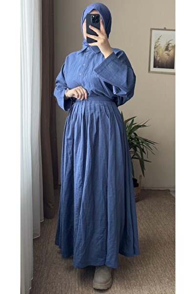 Mina Terzi&Butik Pleated Casual Sleeve Double Suit