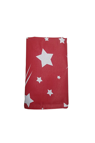 Kotonia Home Stars tablecloth - 100x150 cm, 100% cotton, red with Christmas m...