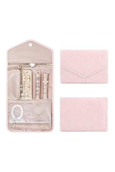 Generic Jewellery Organizer Roll, Travel Jewellery Organiser Bag, Foldable Je...