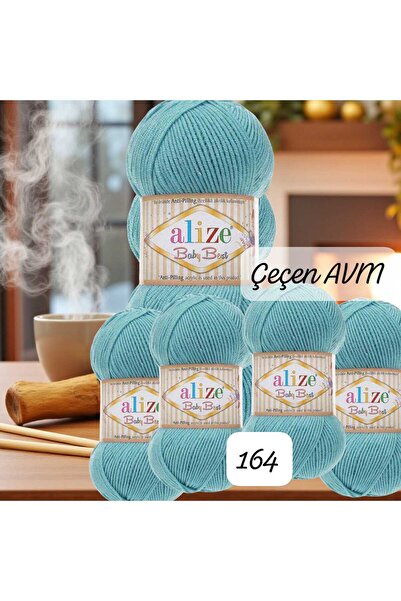 ÇEÇEN HOME (5 قطع) 164 خيط حياكة يدوية بيبي بيست - سترة - قبعة - هوبي 240 متر...