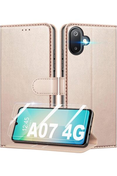 Rivor Samsung Galaxy A07 Uyumlu Kılıf Kamera Korumalı Kapaklı Kartlıklı Cüzda...