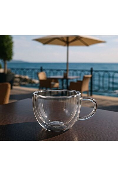 Acarsoystore Çift Camlı Bardak Isıya Dayanıklı