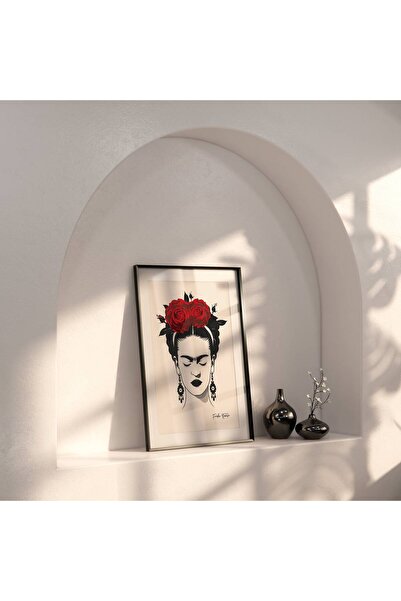 NinaStore Frida Kahlo Soyut Resim Portresi, Frida Kahlo Posteri, Frida Khalo