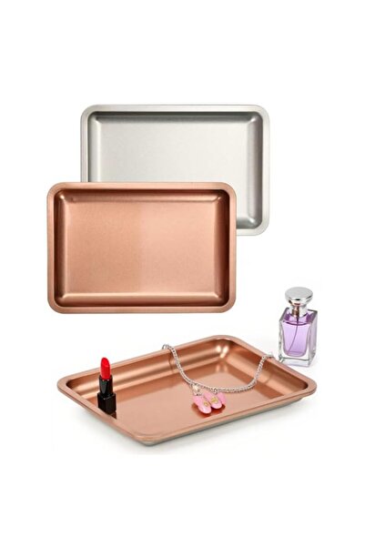 Generic Brand HASTHIP® 2Pcs Stainless Steel Jewelry Organizer Trays for Dress...