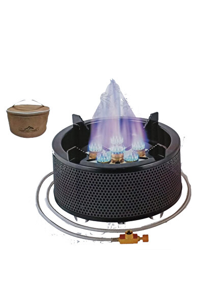 CAMPING FAMILY موقد غاز 6 شعلات للرحلات والتخييم والكشتات