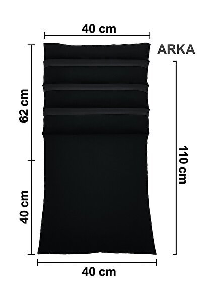 Ruxwoiw Orthopedic Sitting and Backrest Cushion – Black |   Washable, Comfortable and Ergonomic Design