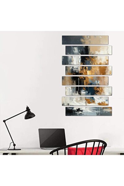 Generic Modern Abstract Art Wall Panel - 24131 - Divided into eight pieces
