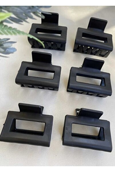 Women's 6 PIECES Square BLACK COLOR Latch Buckle