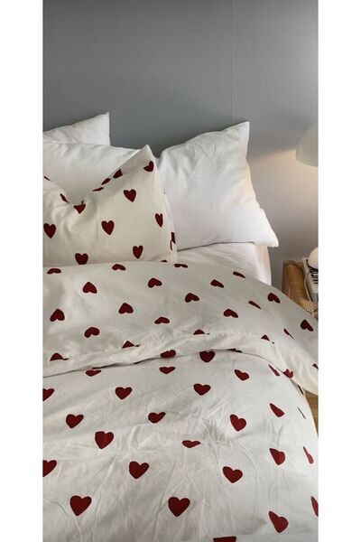 BC-CARWENTEX Single Heart Duvet Cover Set (Without Sheets)