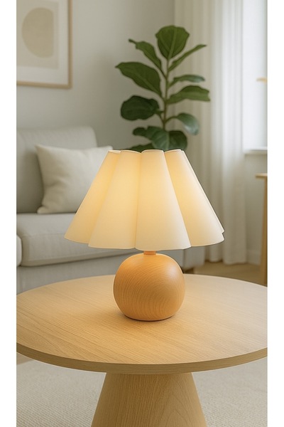 Buiva مصباح أرضي عصري من غراسيا بتصميم خشبي ومظهر معدني