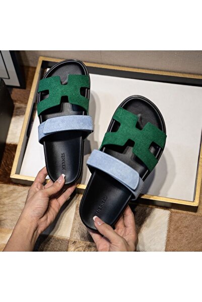 essentialneedsforall Women’s Premium Leather Slide Sandals – Comfort & Style (Multiple Colors)