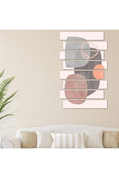 Generic Modern Abstract Art Wall Panel - 24116 - Divided into eight pieces