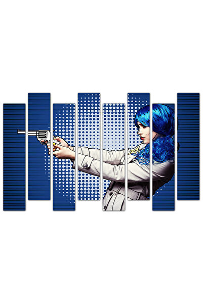 Generic Wall Panel - The Detective - Pop Art - 975 - Divided into eight pieces