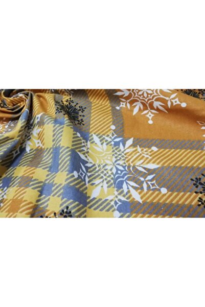 Kotonia Home Napron Snow - 45x160 cm, 100% cotton, caramel with Christmas motifs