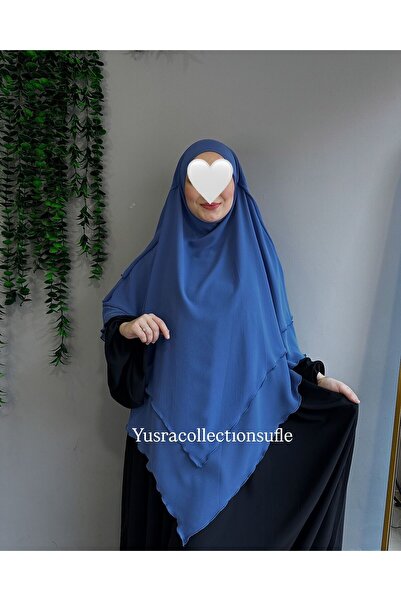 Yüsra Collection Tesettür Sufle Şifon Uzun Boy