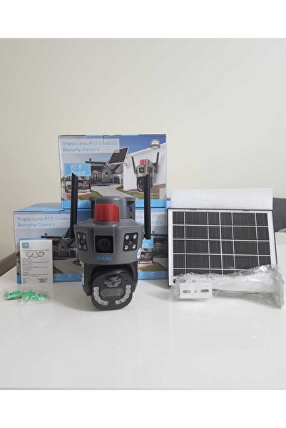 TekRenkMarket O-kam Okam Pro 6020 E-Sim'li/Sim Kartlı Güneş Enerjili 10 x Zoo...