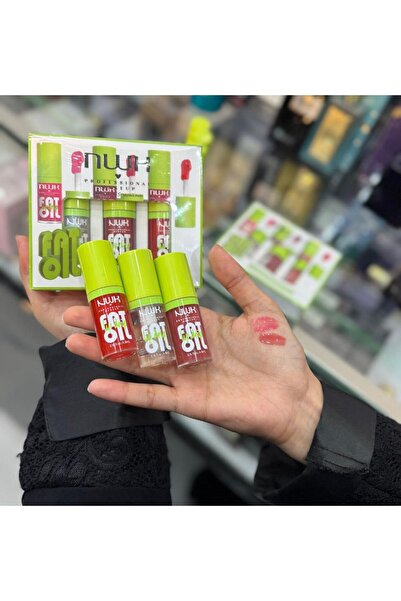 NWK قلوسات موردة 3 حبات – شفاه لامعة ومفعمة بالأنوثة