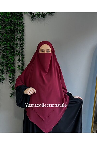 Yüsra Collection Tesettür Sufle Şifon Uzun Boy