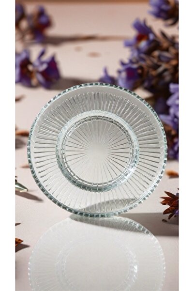 Genel Markalar KRİSTAL ÇAY TABAĞI-ÇAY ALTLIĞI 6 PARÇA