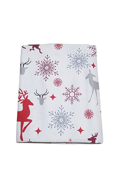 Kotonia Home Napron Winter 22 - 45x180 cm, 100% cotton, Christmas reindeer