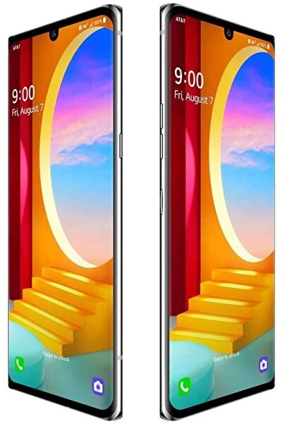 LG Velvet 5G 128GB + 6GB RAM LMG900UM P-OLED Display Smartphone - Aurora Silver