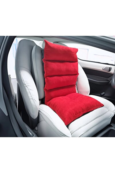 Ruxwoiw Orthopedic Sitting and Backrest Cushion – Red |   Washable, Comfortable and Ergonomic Design