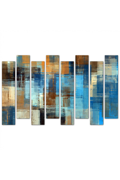 Generic Wall panel - abstract art - 1539 - divided into eight pieces