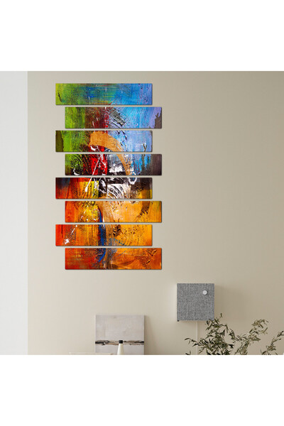 Generic Wall Panel - Abstract Art - 678 - Divided into eight pieces