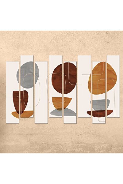 Generic Wall Panel - Abstract Art - 300923 - Divided into eight pieces