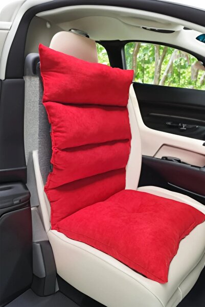 Ruxwoiw Orthopedic Sitting and Backrest Cushion – Red |   Washable, Comfortable and Ergonomic Design