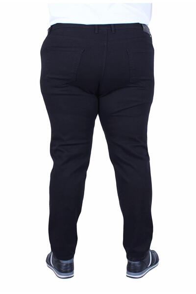 MocGrande Büyük Beden Klasik 5 Cep Gabardin Pantolon 11915 SIYAH