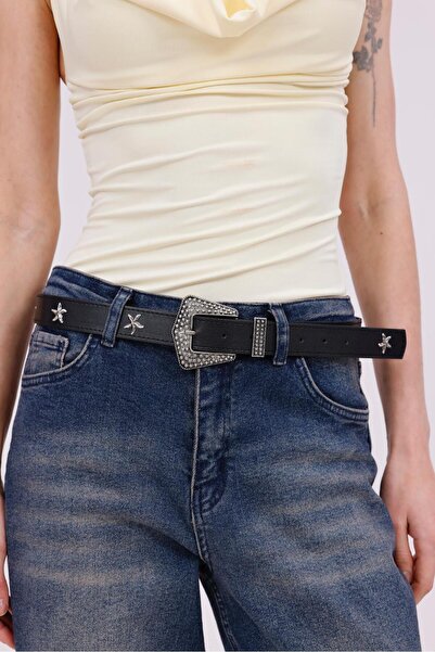 Mynoa Curea pentru femei Yıldız Cakmalı, curea pentru pantaloni, curea pentru...