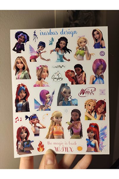 iraskas design Winx Club - The Magis is Back Fan Sticker Seti | Sihir Geri Dö...