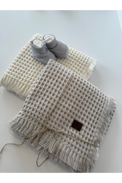 Reva baby Cotton Stretchy Ribbed Booties