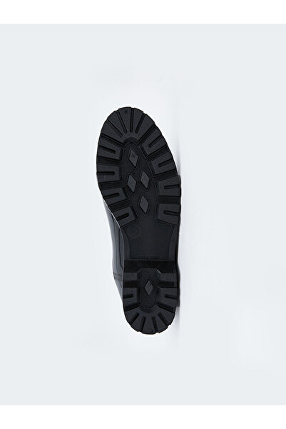 LC Waikiki Black Leather Look Women's Boots