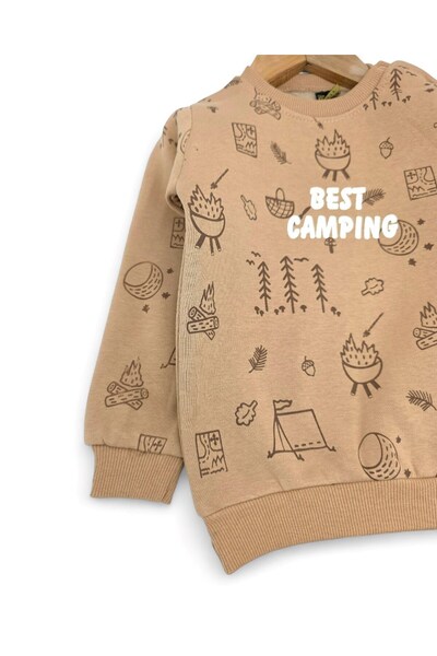 Ege Bebek Baby Boy 6-9-12-18-24 Months Winter 3-Piece Printed Stylish Tracksuit Set