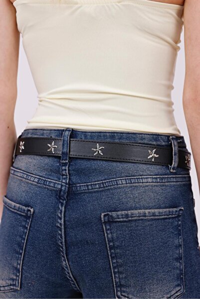 Mynoa Yıldız Cakmalı Kadın Kemeri,Pantalon Kemeri,Ceket Kemeri