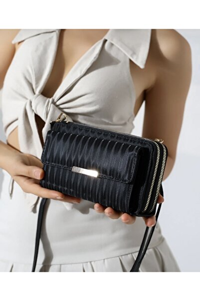 Universal Kadın 3 Bölmeli Yatay Çanta