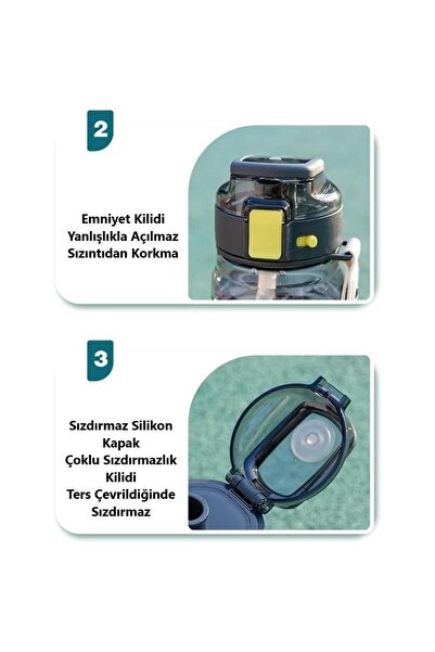 DODGE Water Bottle Tritan Black 670ml