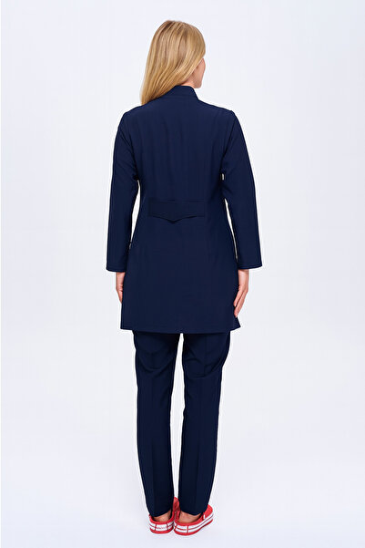 TIPTEKS Long Sleeve Suitable for Hijab Use Snap Fastener Scrubs Nurse Doctor Uniform