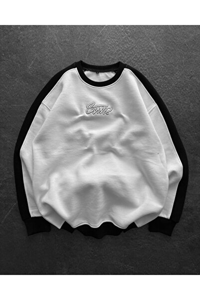 Butik ROSS OVERSİZE 3 İPLİK ŞARDONLU ŞARDONU TRAŞLI SWEAT