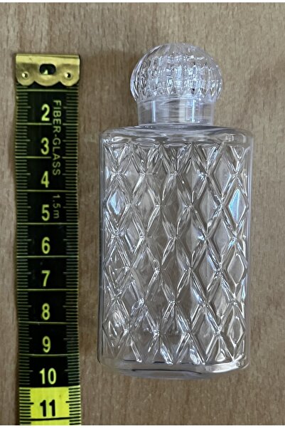 MayaArtDesign (45 ADET) Mika Plastik Cep Boy Boş Kolonya Şişesi 50ml (Tıpa+Kapak)