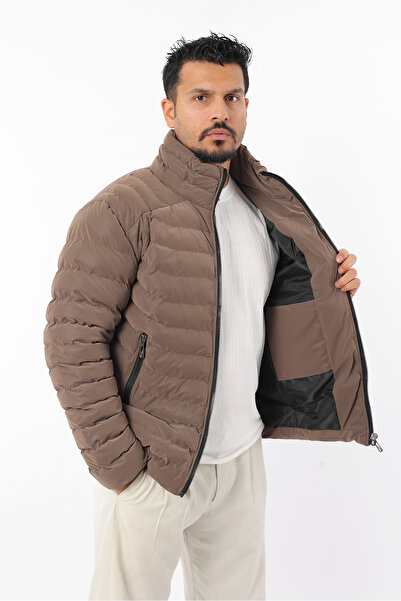 Rodrigo Ανδρικό πουπουλένιο παλτό με φερμουάρ, ανθεκτικό στο κρύο και τον άνεμο