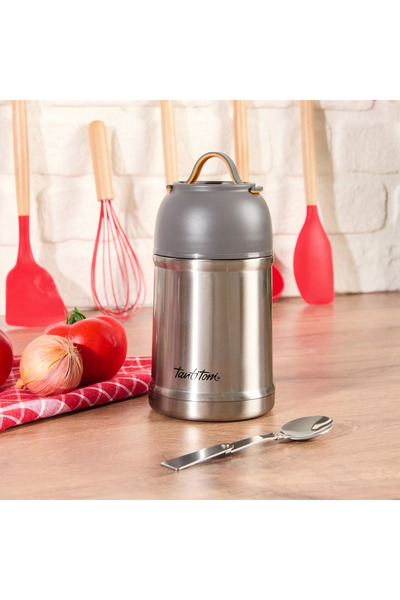 Tantitoni 700 ml, Yemek Termosu, Sefer Tası, Kaşıklı, Çift Duvarlı, 304 K.Çel...
