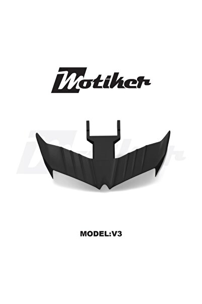 Motiker Benelli 125s / RKS RK125S Uyumlu Far Altı Winglet 3D Model Aksesuar V3