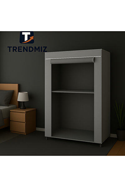 Trendmiz – Hurç Görevli Kumaş Gardırop Toz Geçirmez Fermuarlı Saklama Dolabı