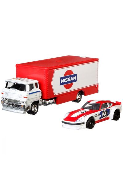 HOT WHEELS Echipa Transport Nissan Fairlady Z Sakura Sprinter 1:64