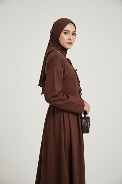 ENDAMIM Front-Tied Skirt Suit Cotton Lycra Soft Seasonal Fabric